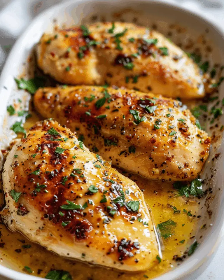 Garlic Butter Baked Chicken Breast