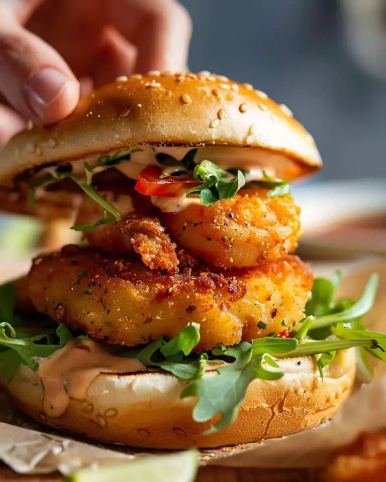 Crispy Prawn Burgers