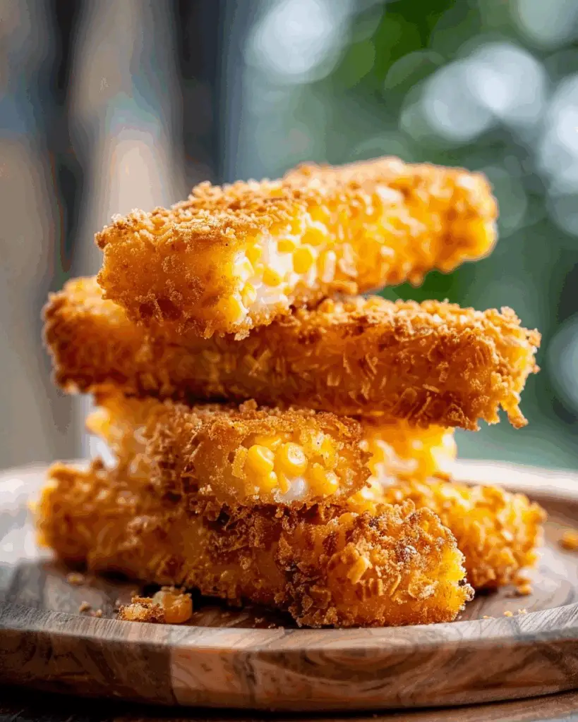 Crispy Cheesy Corn Sticks