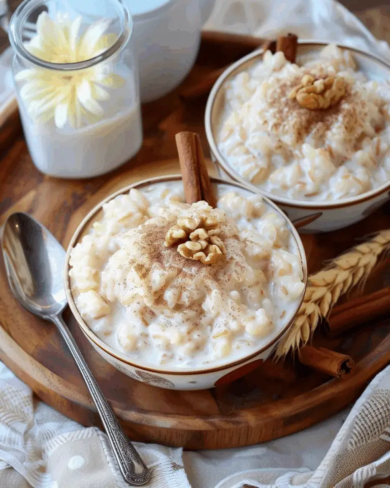 Heavenly Creamy Cinnamon Rice Pudding