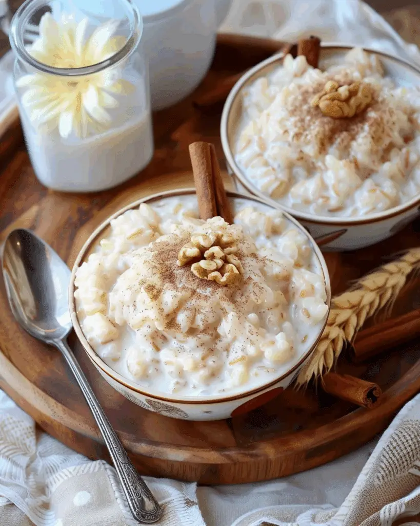 Heavenly Creamy Cinnamon Rice Pudding