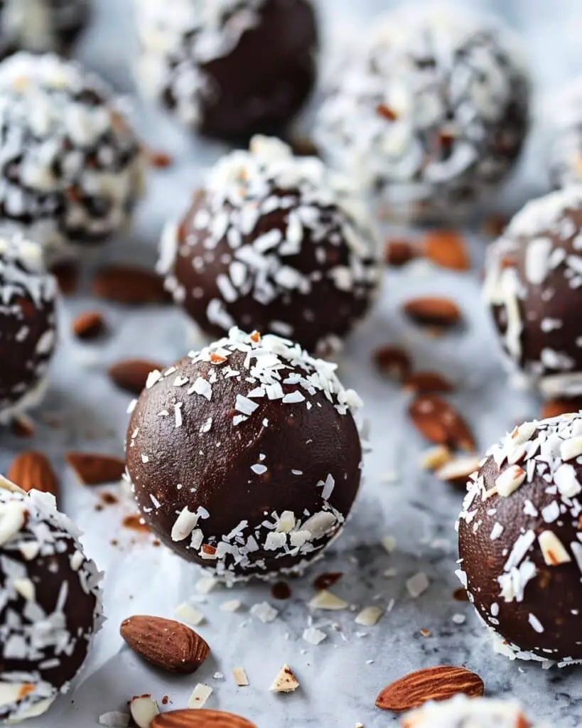 Almond Joy Protein Balls
