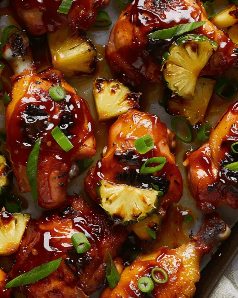 Sheet-Pan BBQ Pineapple Chicken