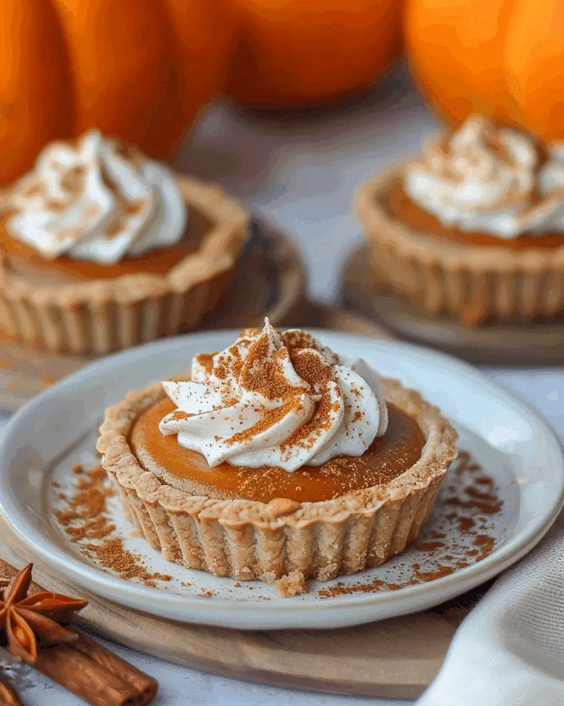 Mini Vegan Pumpkin Pies
