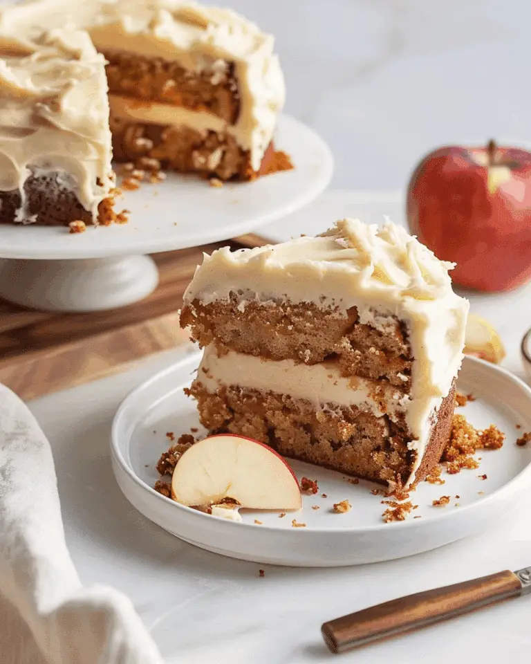 Fresh Apple Cake with Dreamy Cream Cheese Frosting