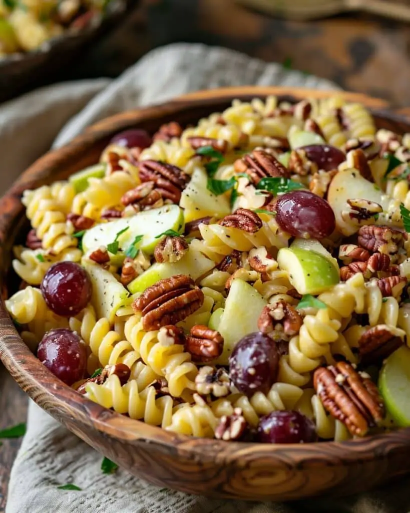 Apple, Grape and Pecan Pasta Salad