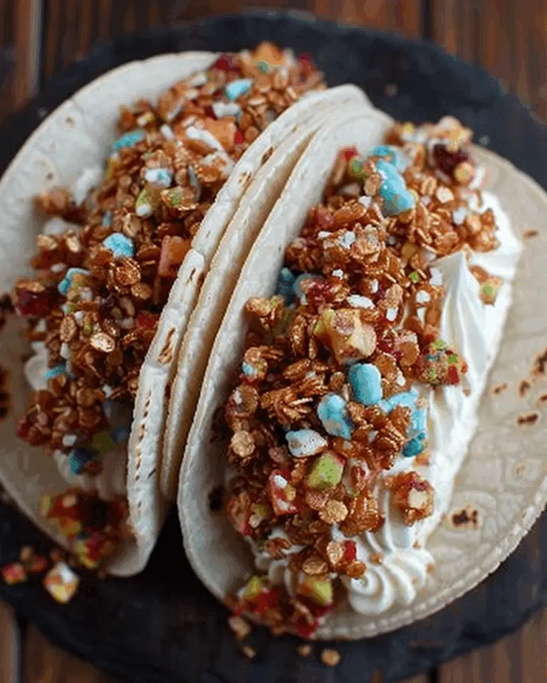 Fruity Pebbles Cheesecake Tacos Recipe