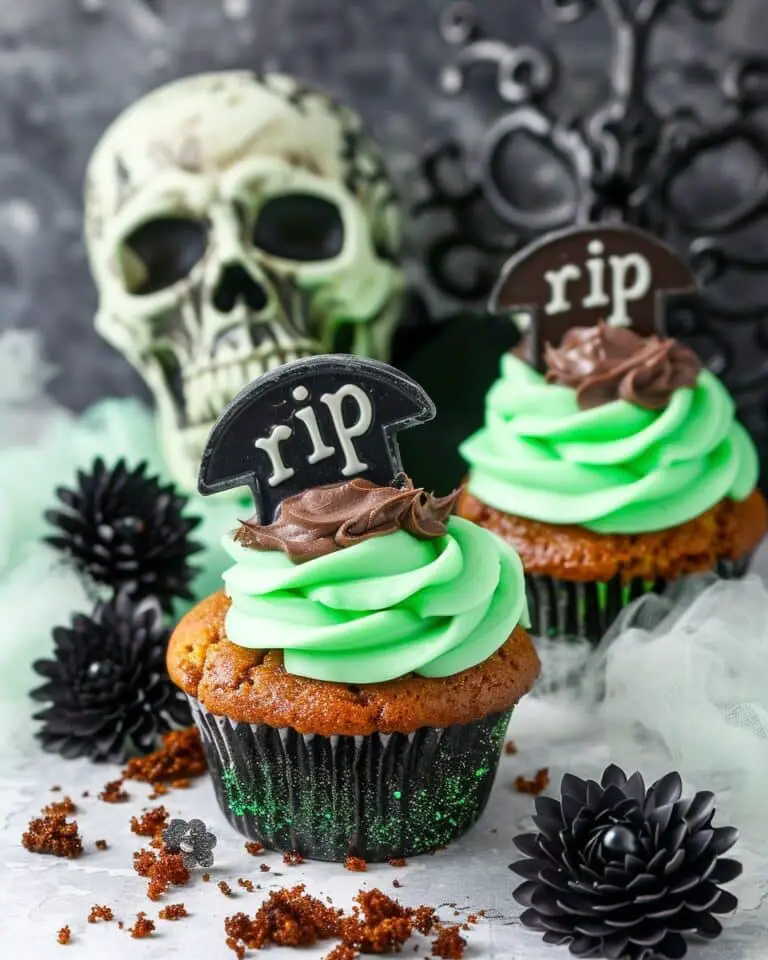 Pull-Apart Graveyard Cupcakes