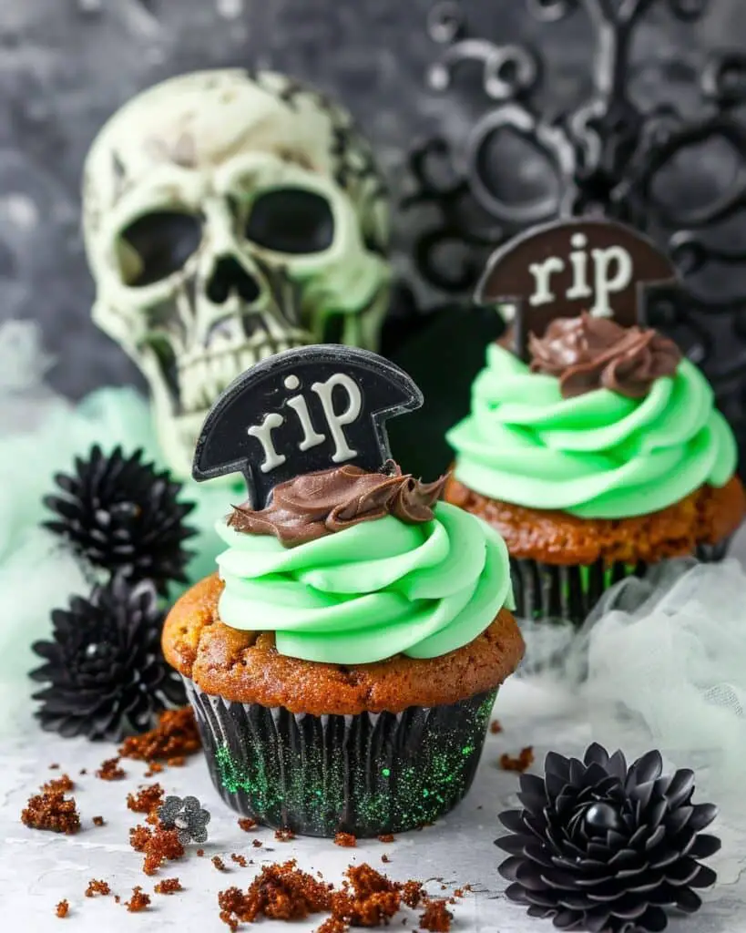 Pull-Apart Graveyard Cupcakes