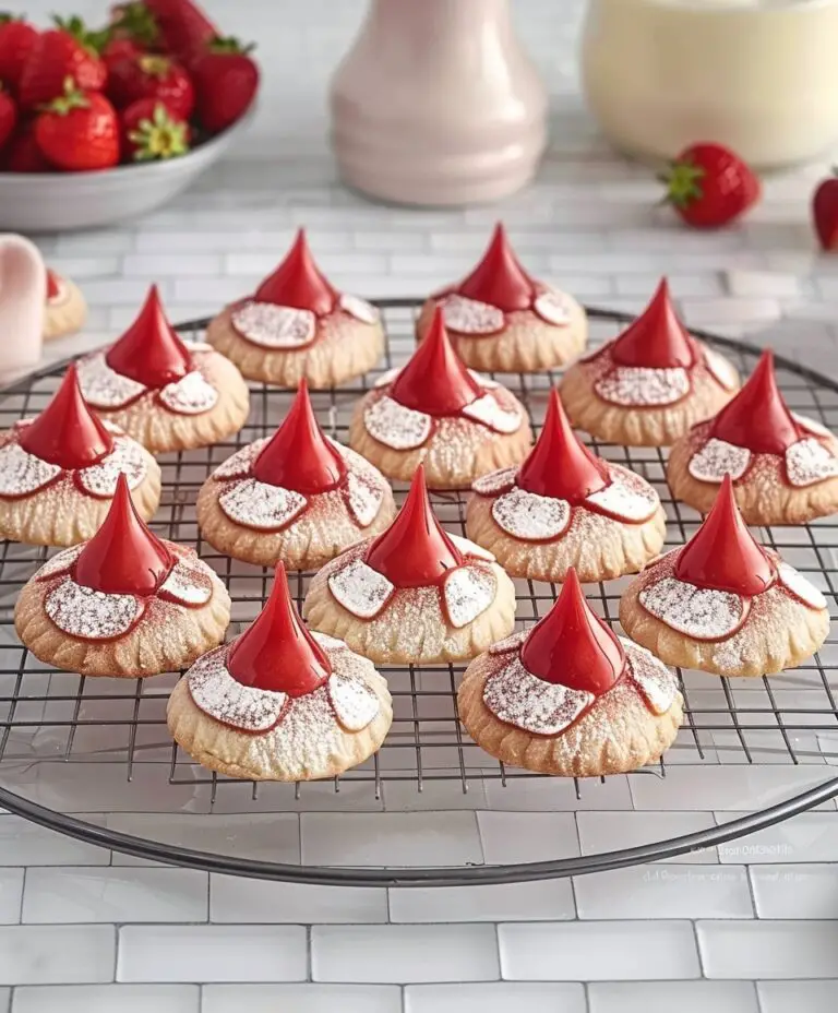 Strawberry Kiss Cookies