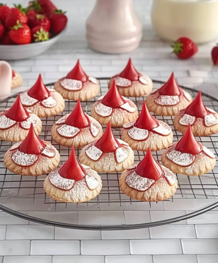 Strawberry Kiss Cookies