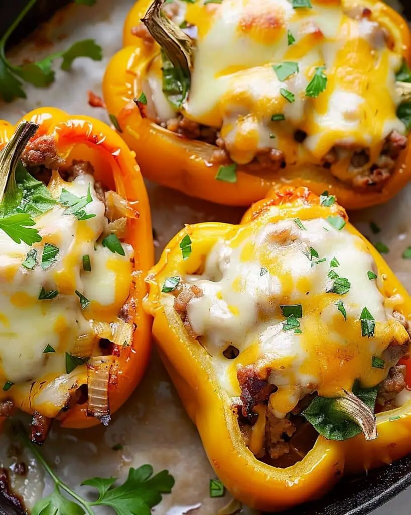Cheesesteak-Stuffed Peppers