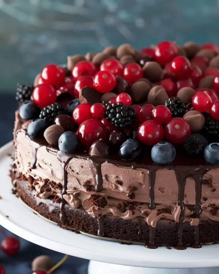 Black Forest Chocolate Mousse Cake