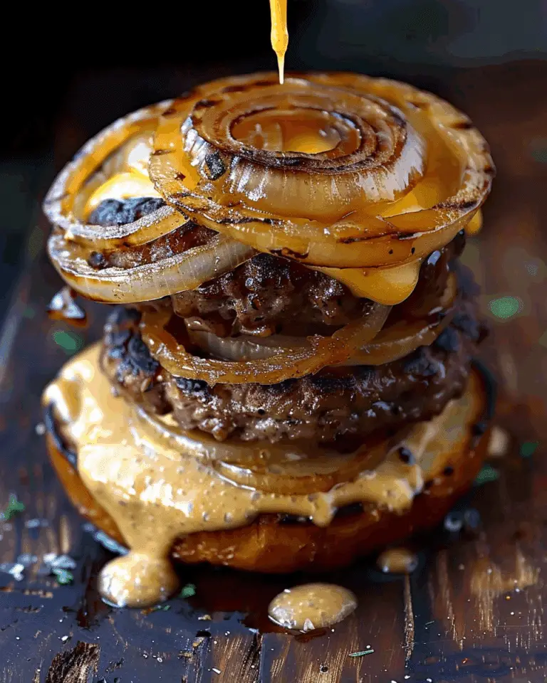 Onion-Wrapped Flying Dutchman Burger