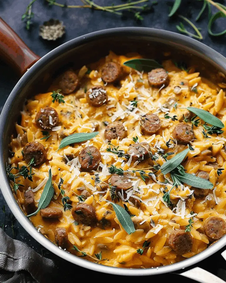Creamy Butternut Squash Orzo