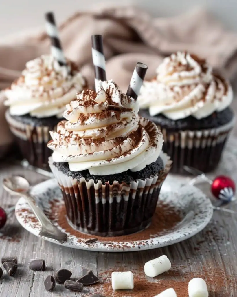 Hot Chocolate Cupcakes