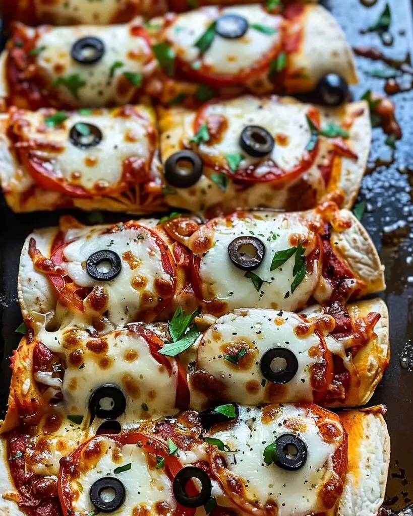 Baked Pizza Wraps