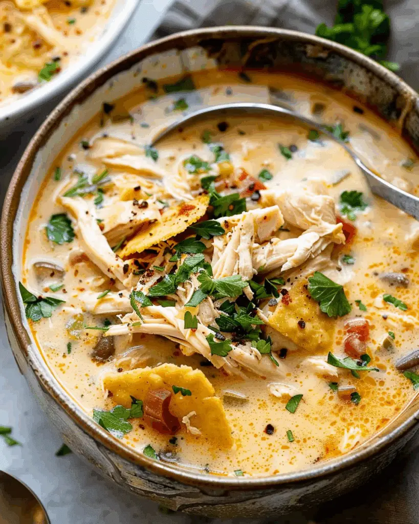 Slow Cooker Crack Chicken Soup