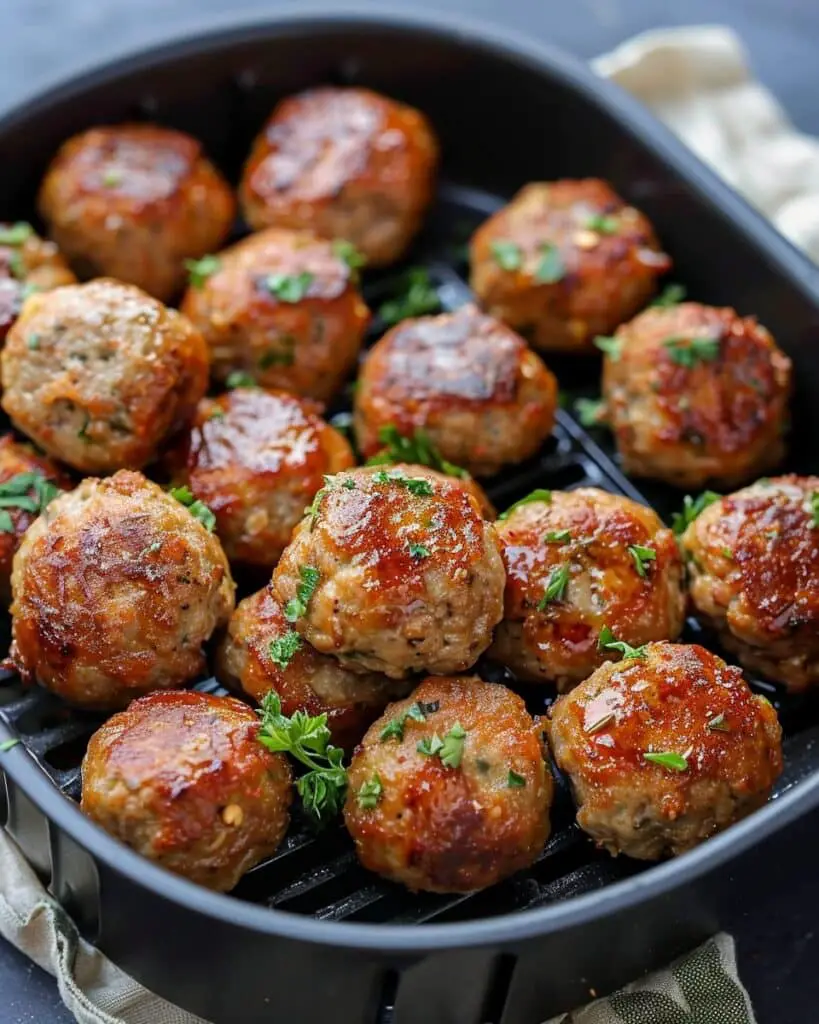 Air Fryer Turkey Meatballs