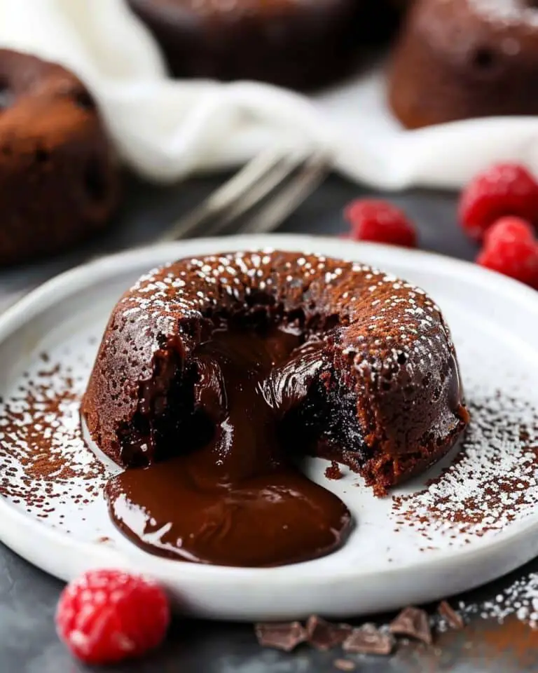 Easy Chocolate Molten Lava Cakes