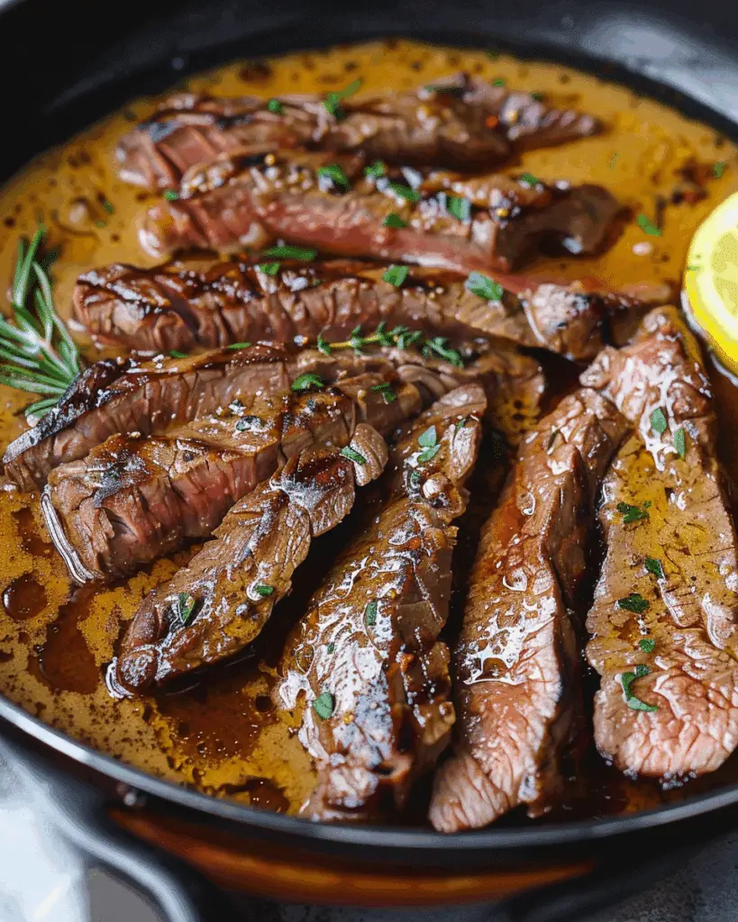 Pan-Seared Steak in Butter Sauce