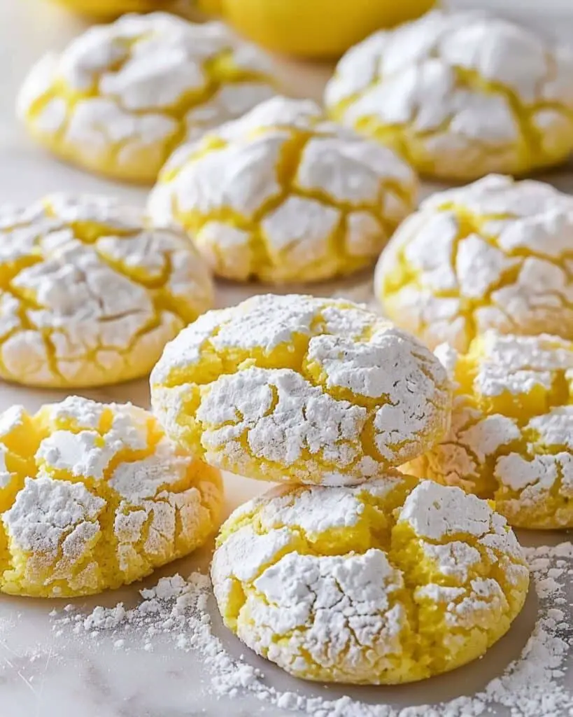 Lemon Crinkle Cookies
