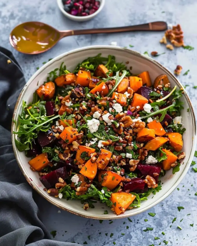 Sweet Potato and Beetroot Salad