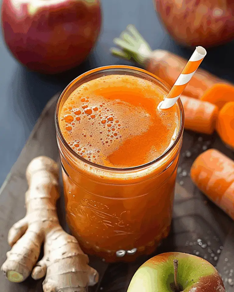 Carrot Apple Ginger Juice