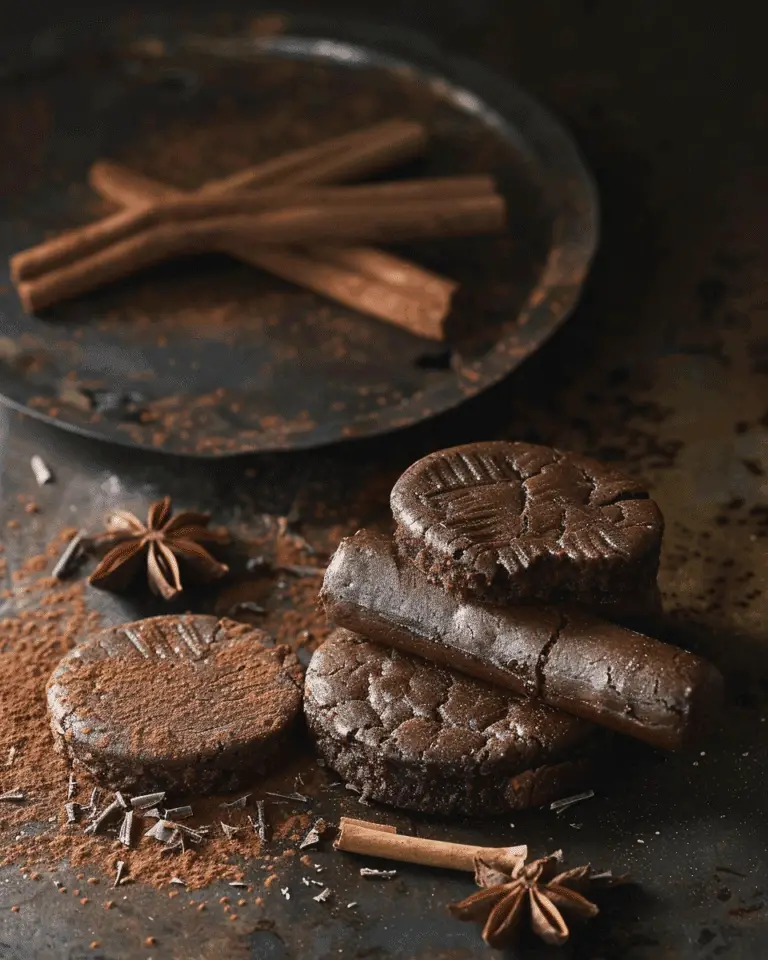 Chocolate Cigar Cookies