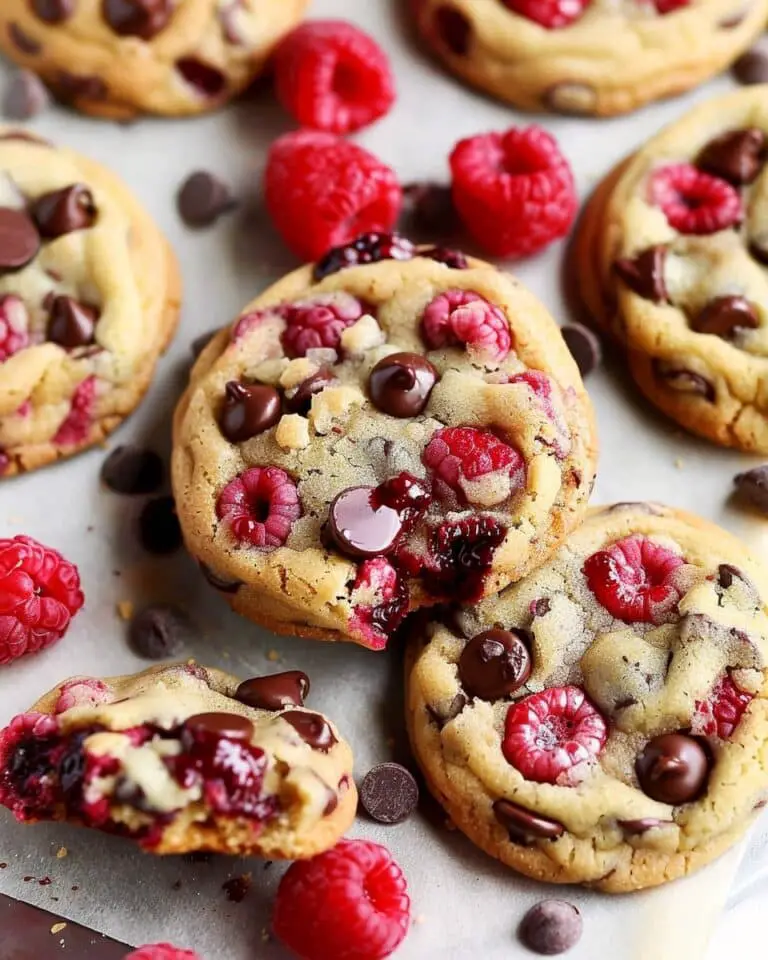 Raspberry Chocolate Chip Cookies