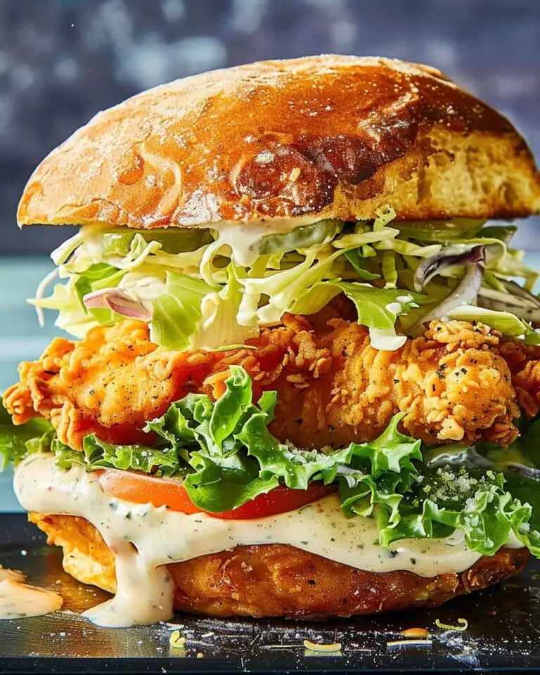 Fried Chicken Caesar Sandwich