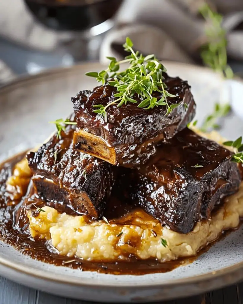 Braised Short Ribs with Red Wine Sauce