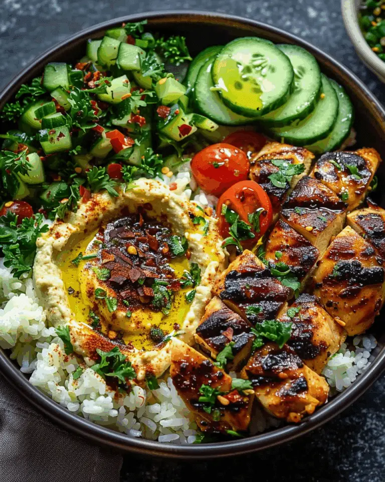 Lemon Chili Grilled Chicken Bowls