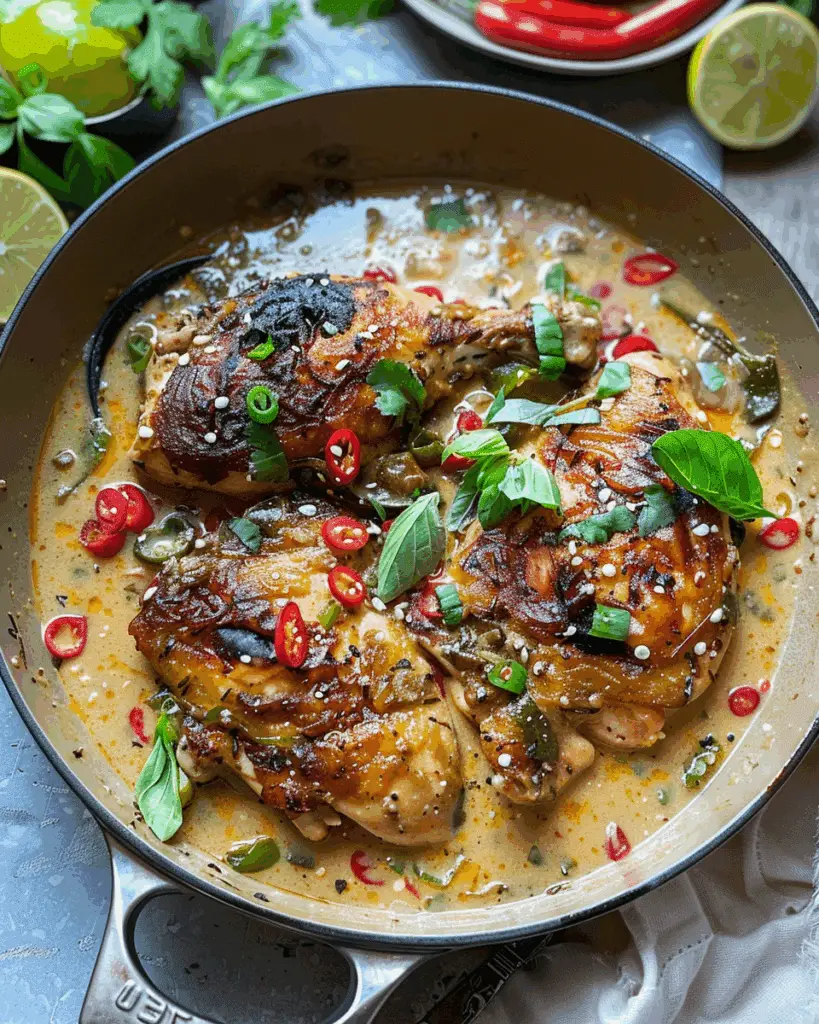 Creamy Coconut Lemongrass Chicken