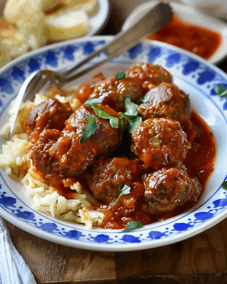 Spiced Meatballs in Tomato Sauce