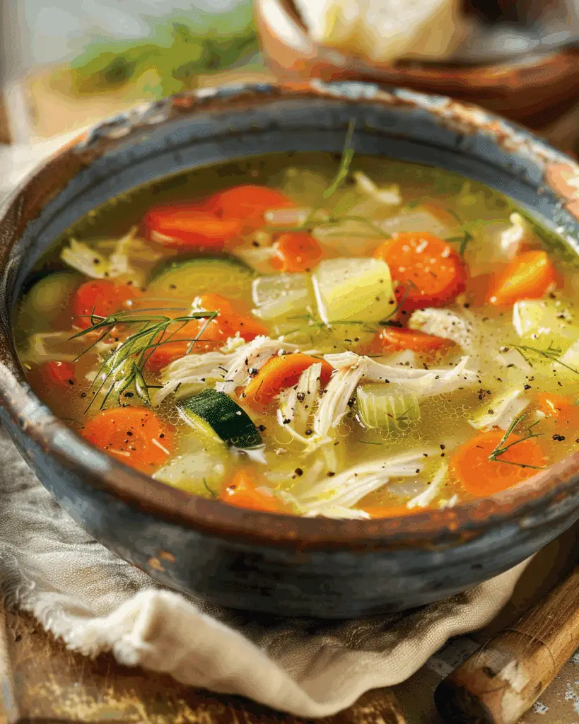 ABC Soup (Chicken & Veggie Soup)