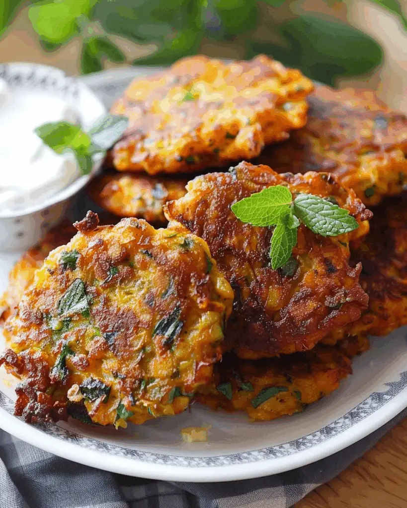 Pumpkin and Cheese Fritters