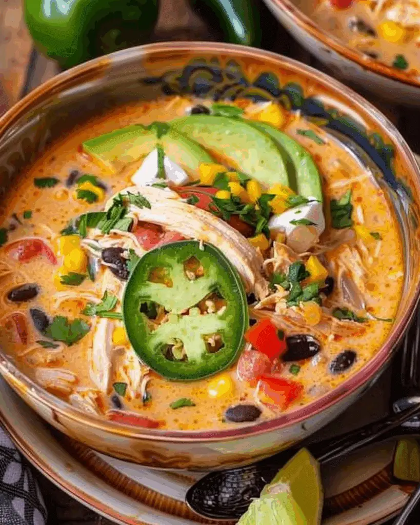 Creamy Chicken Enchilada Soup