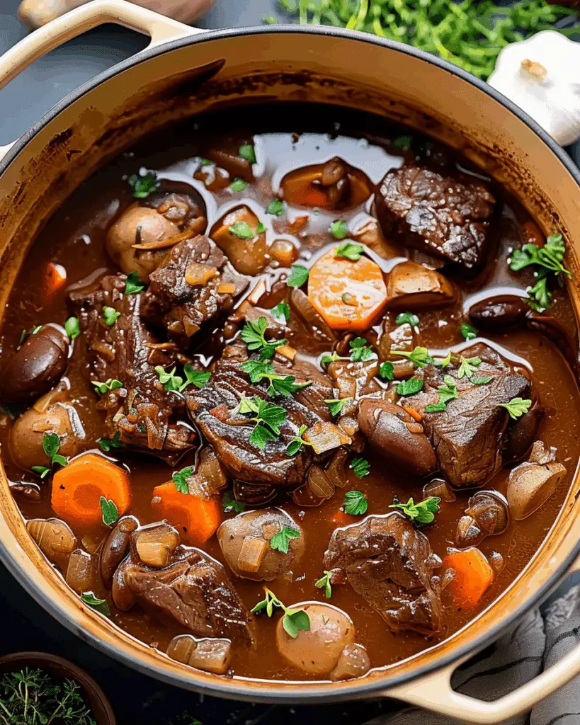 Autumn Beef Bourguignon