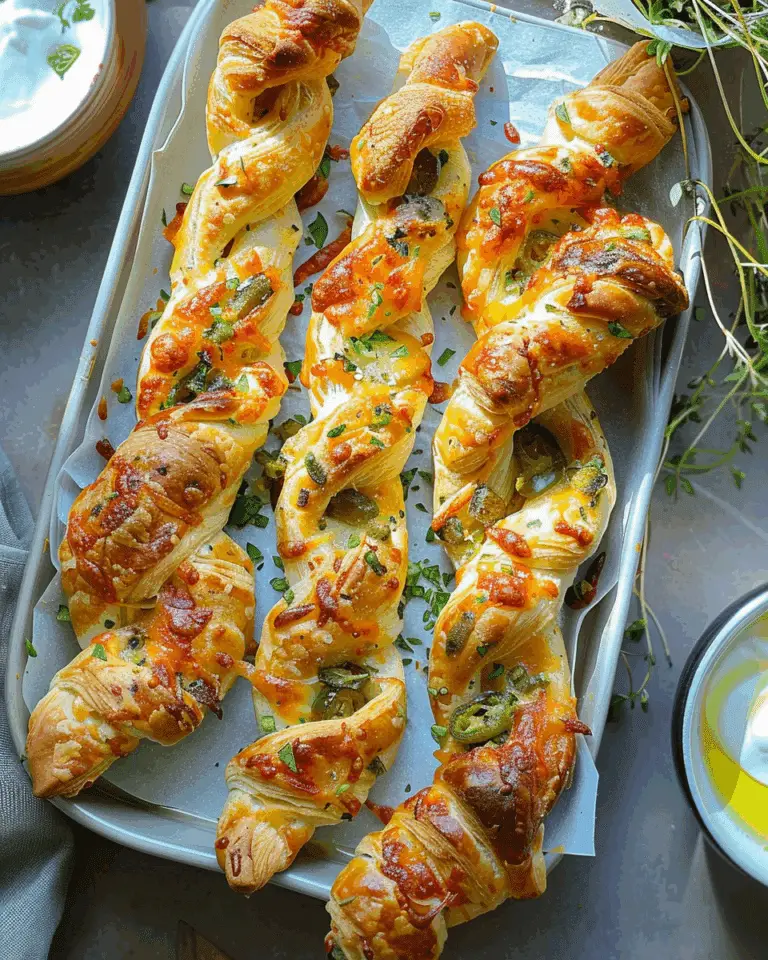 Jalapeño Popper Puff Pastry Twists