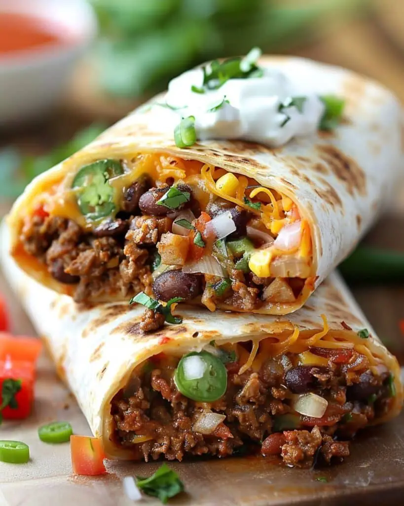 Easiest Ever Beef Burritos