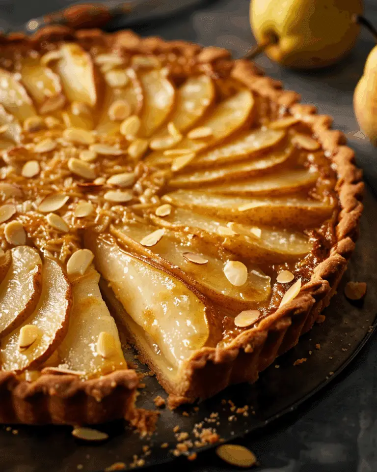Almond Pear Tart