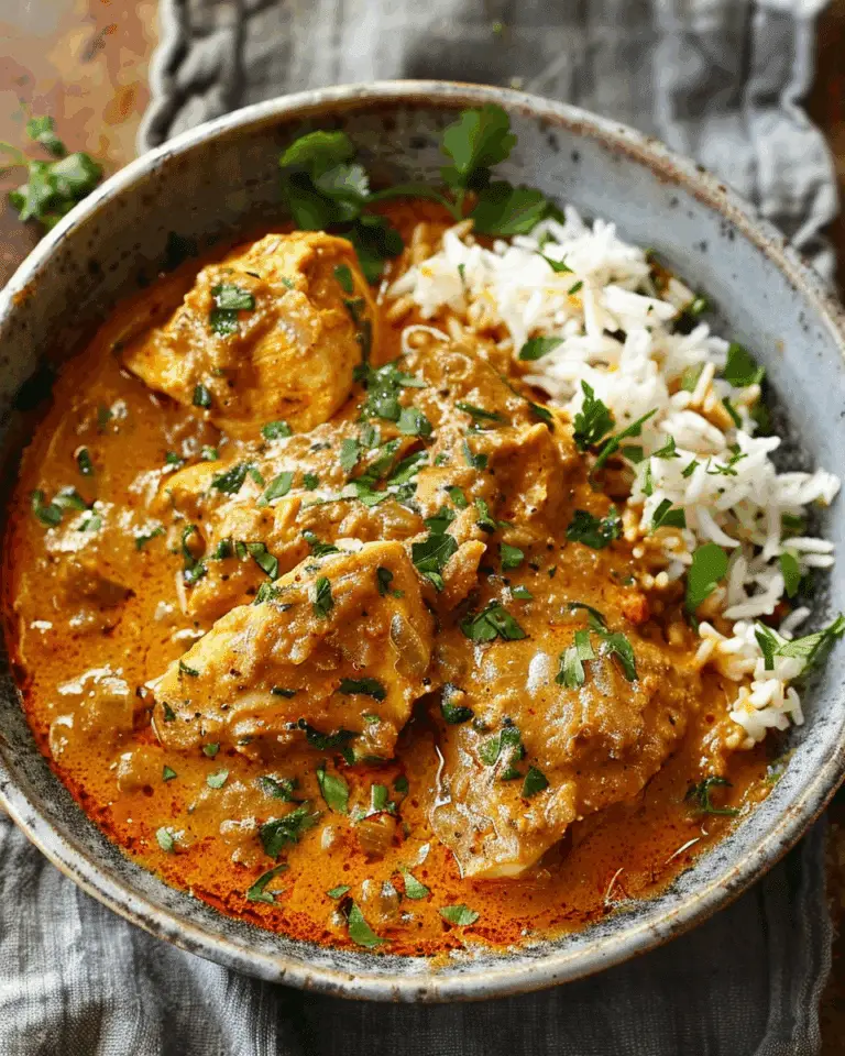 The Authentic Flavor of Indian Chicken Curry
