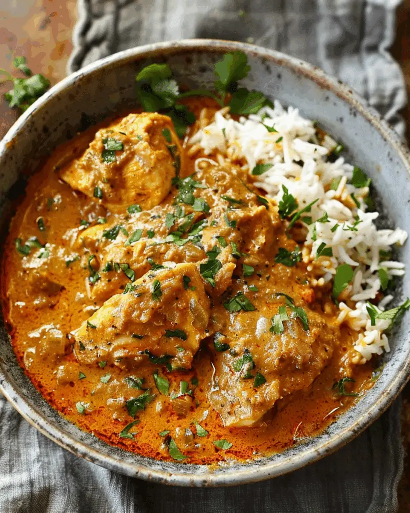 The Authentic Flavor of Indian Chicken Curry