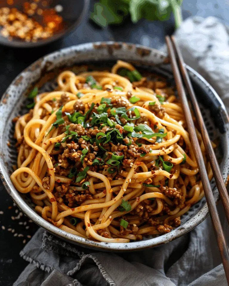 Addictive Dan Dan Noodles