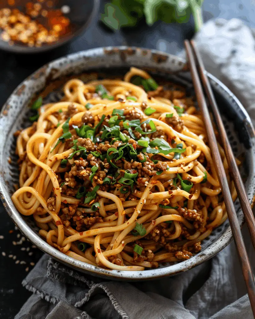 Addictive Dan Dan Noodles