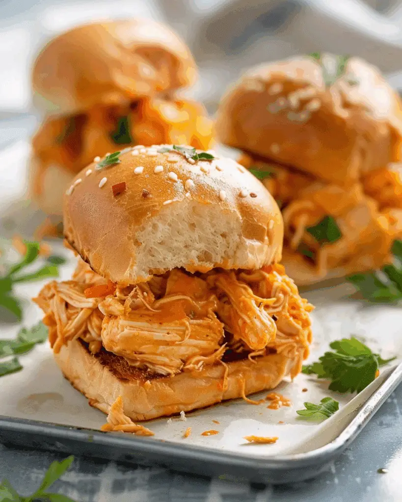Buffalo Chicken Sliders