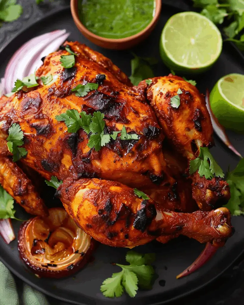 Air Fryer Whole Tandoori Chicken