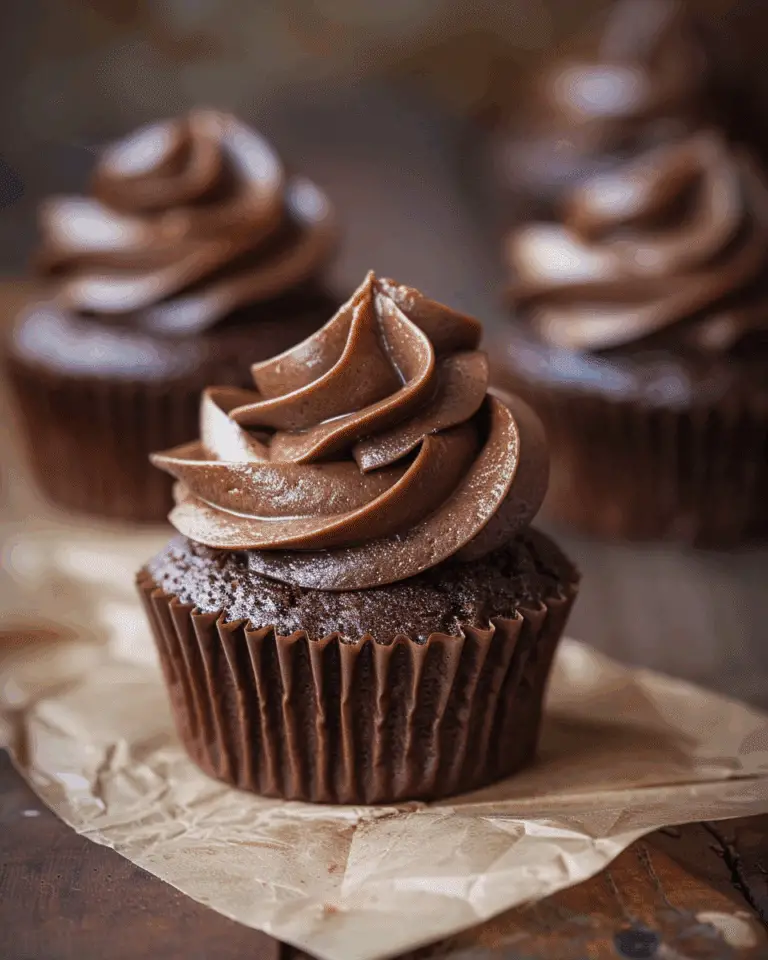 Almond Flour Chocolate Cupcakes