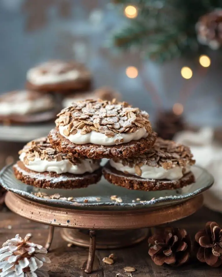 Gingerbread Oatmeal Cream Pies